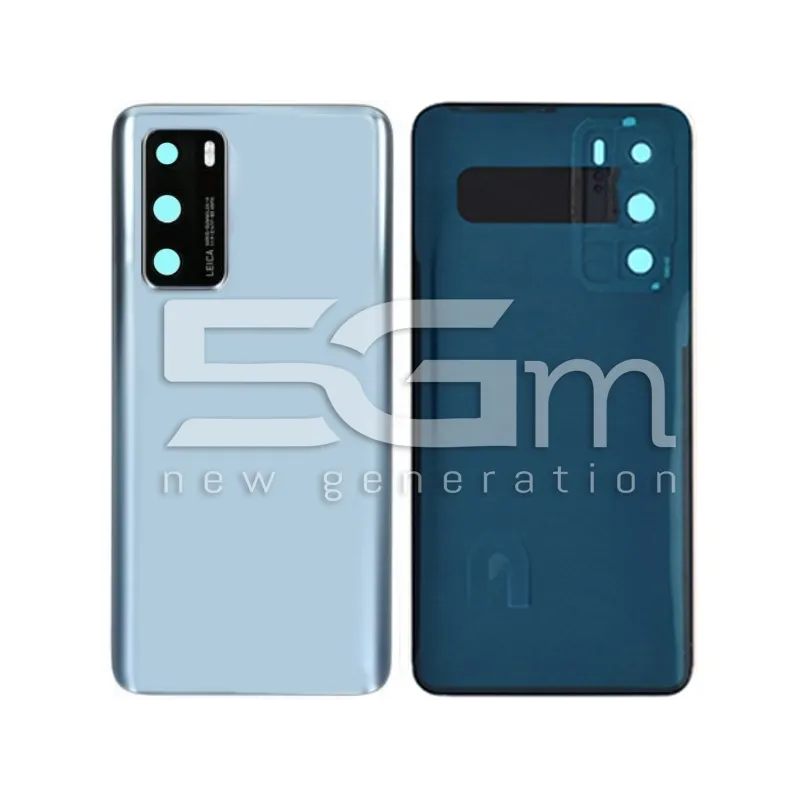 Retro Cover Silver Frost + Vetrino Camera Huawei P40 No Logo | Store Online 5G-M