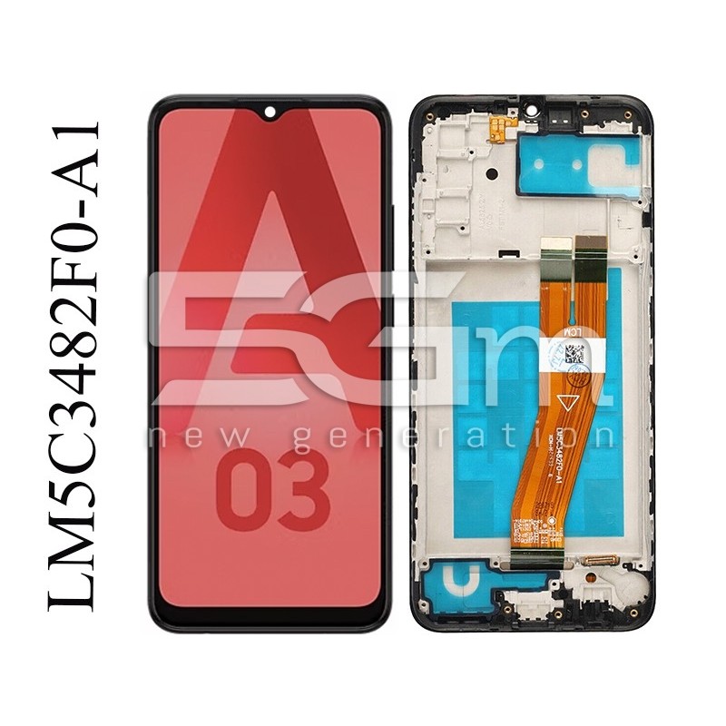Display Touch + Frame Nero Samsung SM- A037 A03s (IPS)