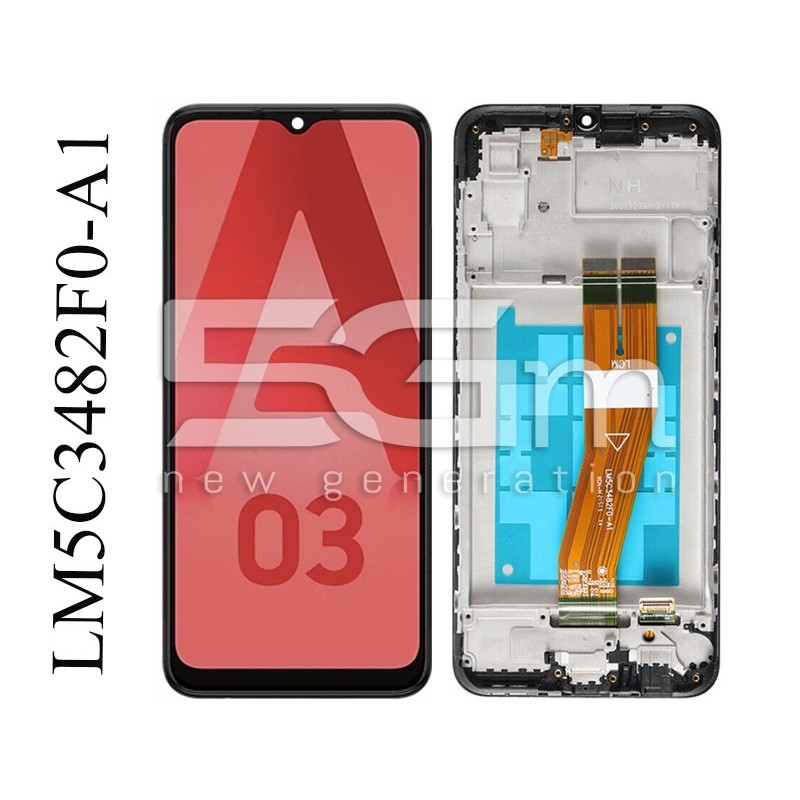 Ecra Tatil + Chassi Preto Samsung SM- A035G A03 (IPS)