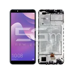 Дисплей Тъч + Рамка Черна Huawei Y7 2018 (IPS) | 5G-M.com