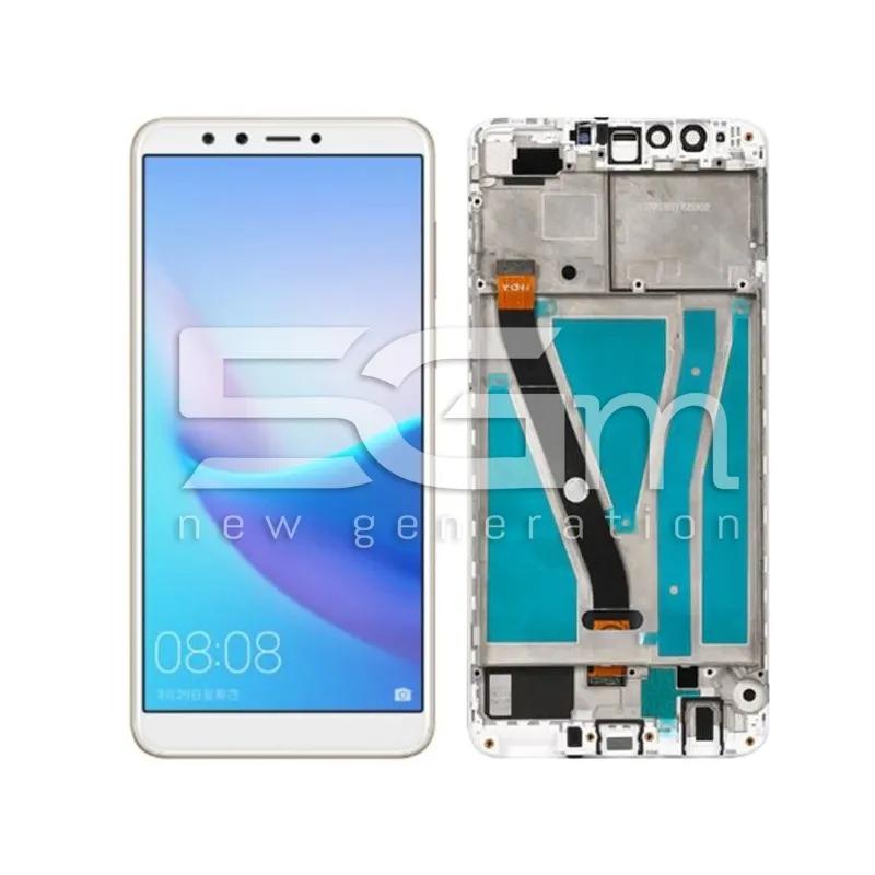 Display Touch + Frame Bianco Huawei Y9 2018 (IPS) | Store Online 5G-M