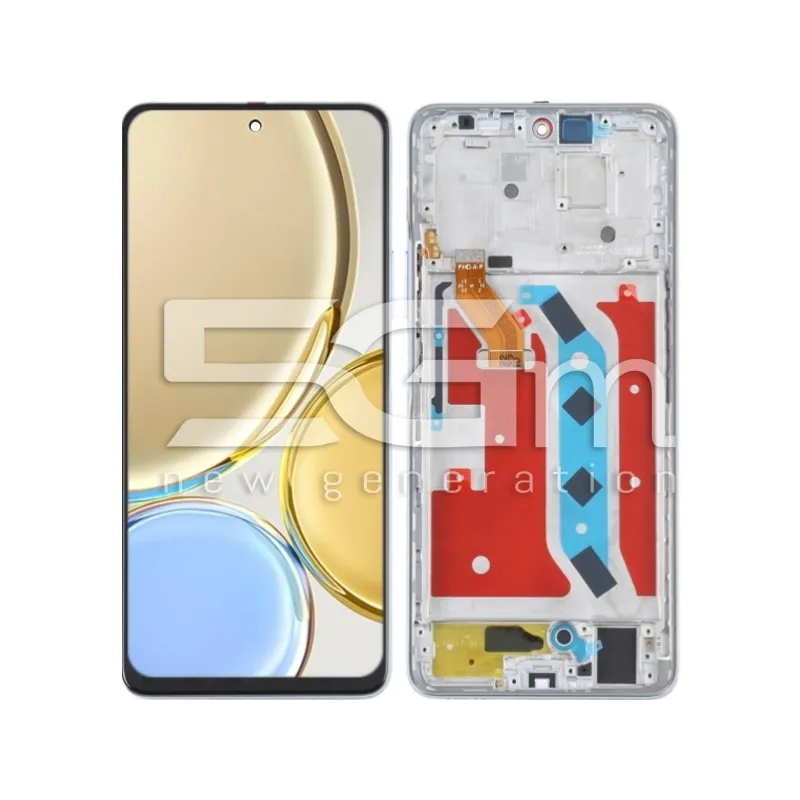 Display Touch + Rahmen Silver Honor X30 (IPS) | 5G-M