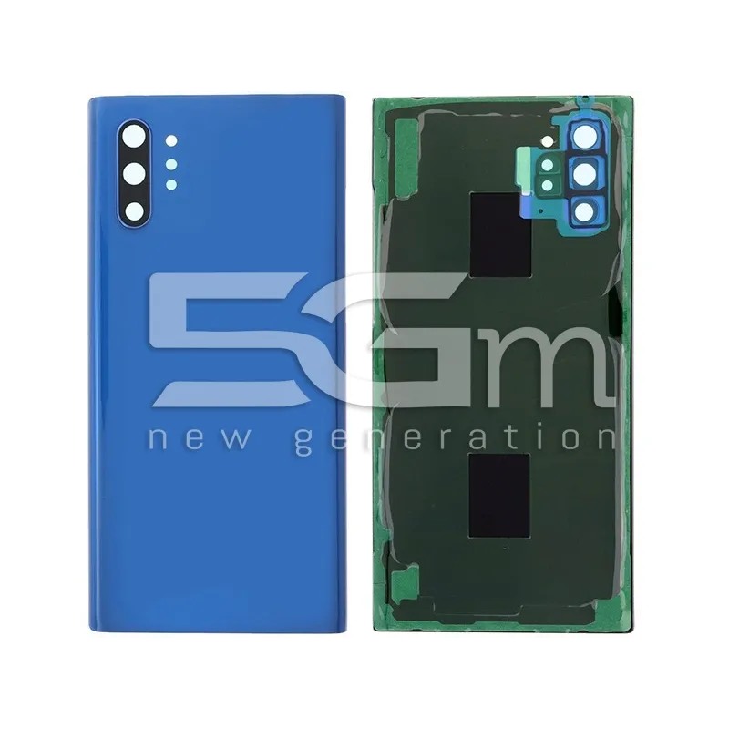 Samsung Note 10+ SM-N975 Hátlap Aura Kék + Kameraüveg | 5G-M