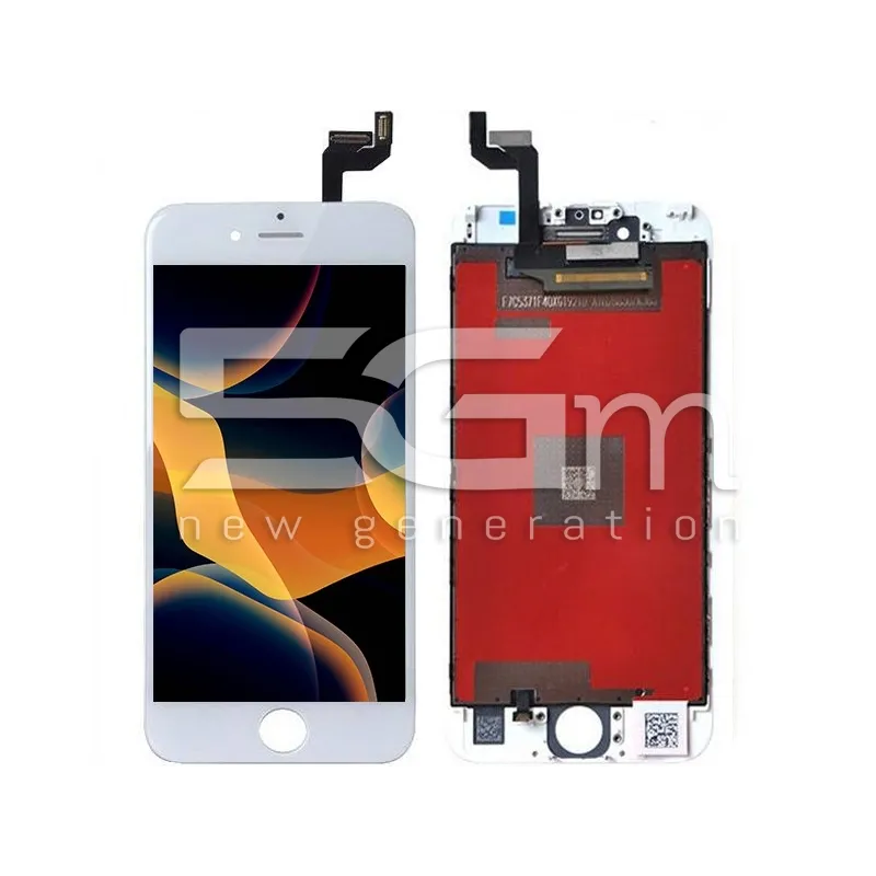 Display Touch Bianco + Frame Ultra Resistente iPhone 6S | Store Online 5G-M