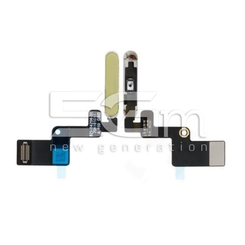 Nappe d'empreinte digitale Jaune IPAD 10A A2696 A2757 A2777 | 5G-M