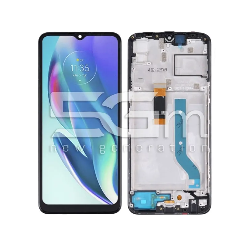 Écran + Cadre Gris Météorite Motorola Moto G50 5G (IPS) | 5G-M