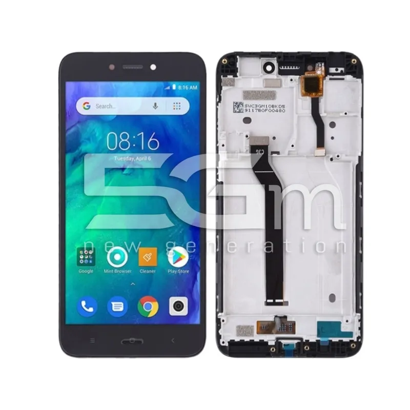 Écran Tactile + Châssis Noir Xiaomi Redmi GO (IPS) | 5G-M