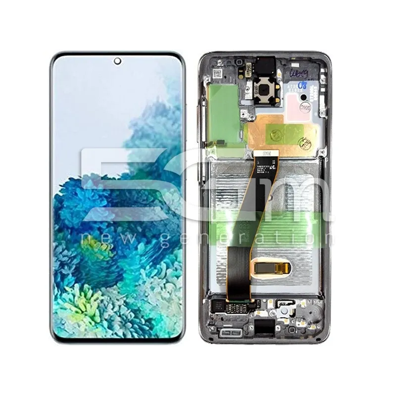 Display Touch Grau + Rahmen Samsung SM-G980 S20 Ori | 5G-M Onlineshop