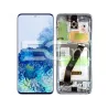 Érintőkijelző Kék + Keret Samsung SM-G980 - G981 S20 Ori | 5G-M Webáruház