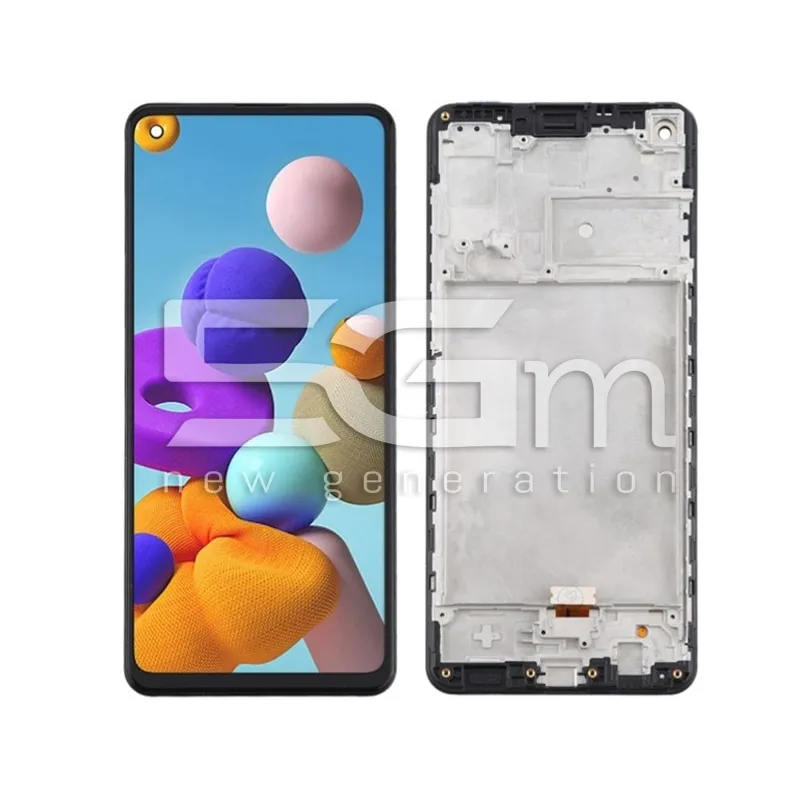 Display Touch + Frame Nero Samsung SM-A217 A21s (IPS) | Store Online 5G-M