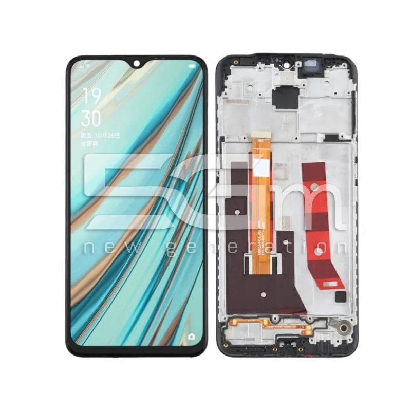 Écran Tactile + Châssis Noir OPPO A9 (IPS) | 5G-M.com