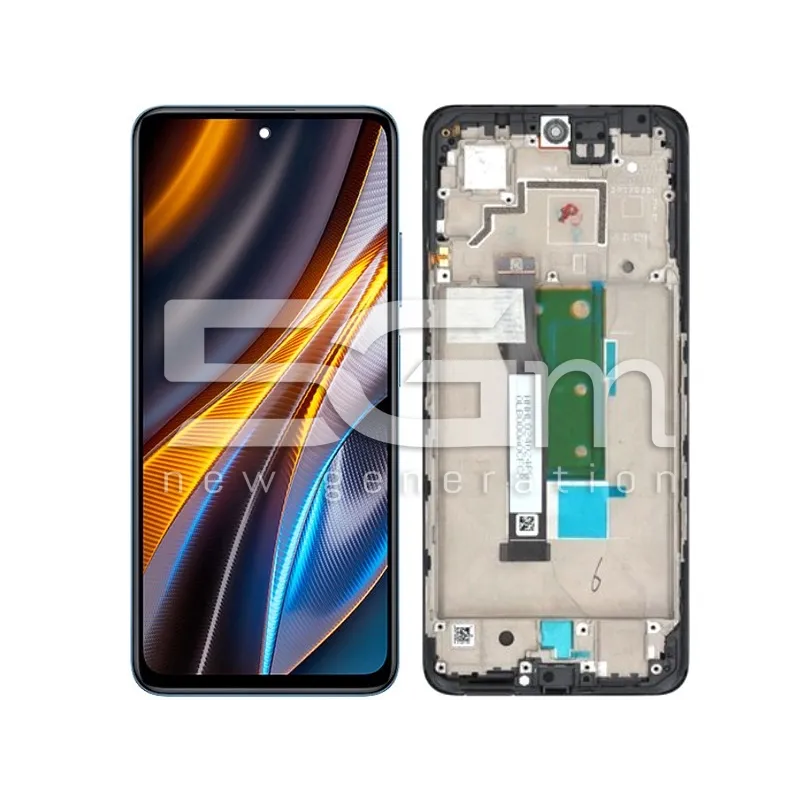 Ecran Tactil + Ramă Negru Xiaomi Poco X4 GT 5G (IPS) | 5G-M.com