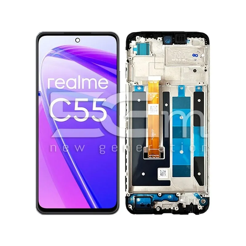 Display Touch + Frame Nero Realme C55 (IPS) | Store Online 5G-M