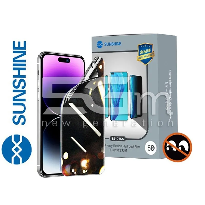 Sunshine SS-075S High Quality Matte ANTI-PEEPING Hydrogel Film 50PCS | Store Online 5G-M