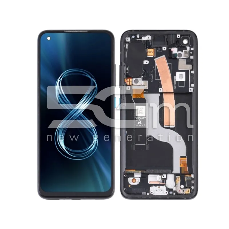 Display Touch + Frame Obsidian Black Zenfone 8 ZS590KS (PULLED) | Store Online 5G-M