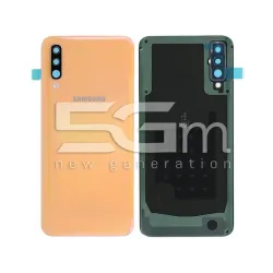 Coque Arrière Corail + Verre Caméra Samsung A50 Ori | 5G-M