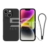 Custodia Nera in Silicone + Cinturino Da Polso iPhone 14 | Store Online 5G-M
