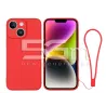 Custodia Rossa in Silicone + Cinturino Da Polso iPhone 14 | Store Online 5G-M