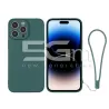 Custodia Verde in Silicone + Cinturino Da Polso iPhone 14 Pro Max | Store Online 5G-M