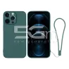 Custodia in Silicone Verde + Cinturino Da Polso iPhone 12 Pro Max | Store Online 5G-M