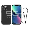 Custodia in Silicone Nera + Cinturino Da Polso iPhone 13 Mini | Store Online 5G-M