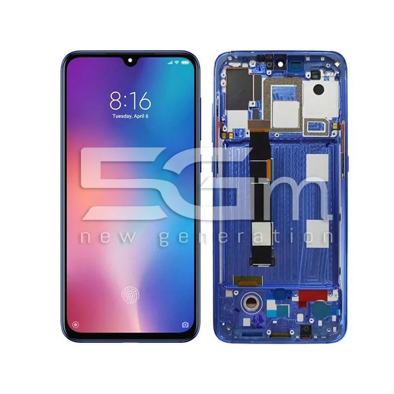 Display Touch + Frame Blu Xiaomi Mi 9 (OLED) | Store Online 5G-M