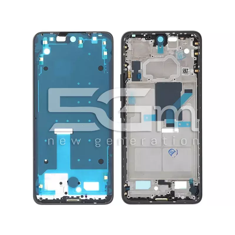 Frame LCD Black + Flex Power Xiaomi 12 Lite