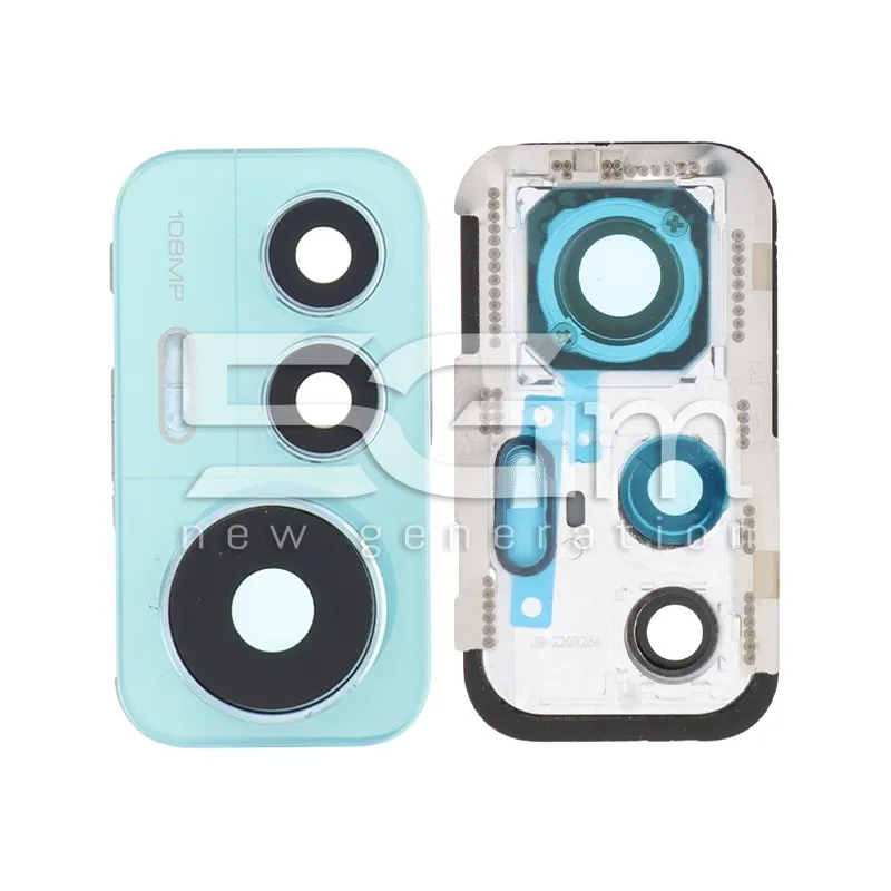 Vetrino Camera Posteriore + Frame Green Xiaomi 12 Lite | Store Online 5G-M