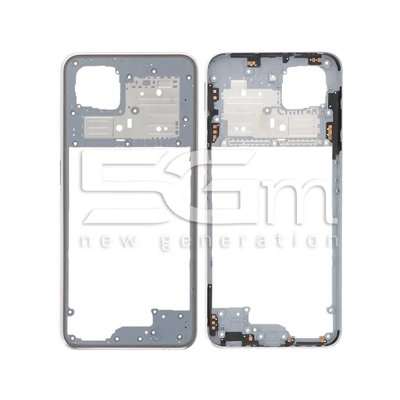Middle Frame Dew White OPPO Reno4 Z 5G | Store Online 5G-M