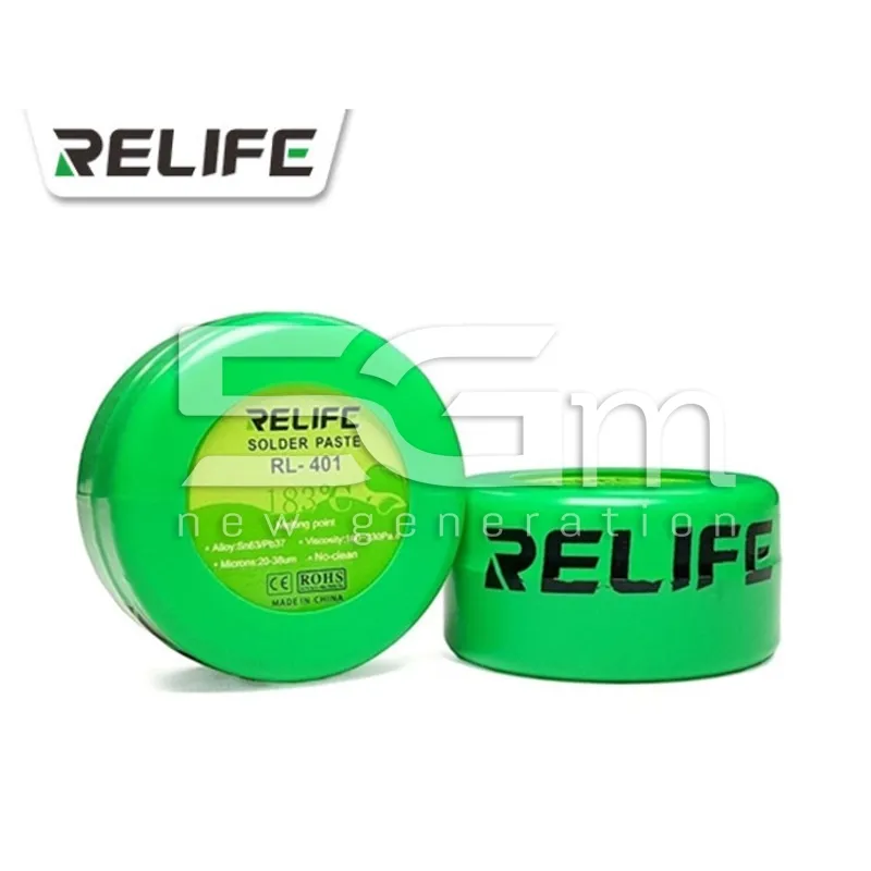 Pasta Saldante RELIFE RL-401 183°C 30g | 5G-M