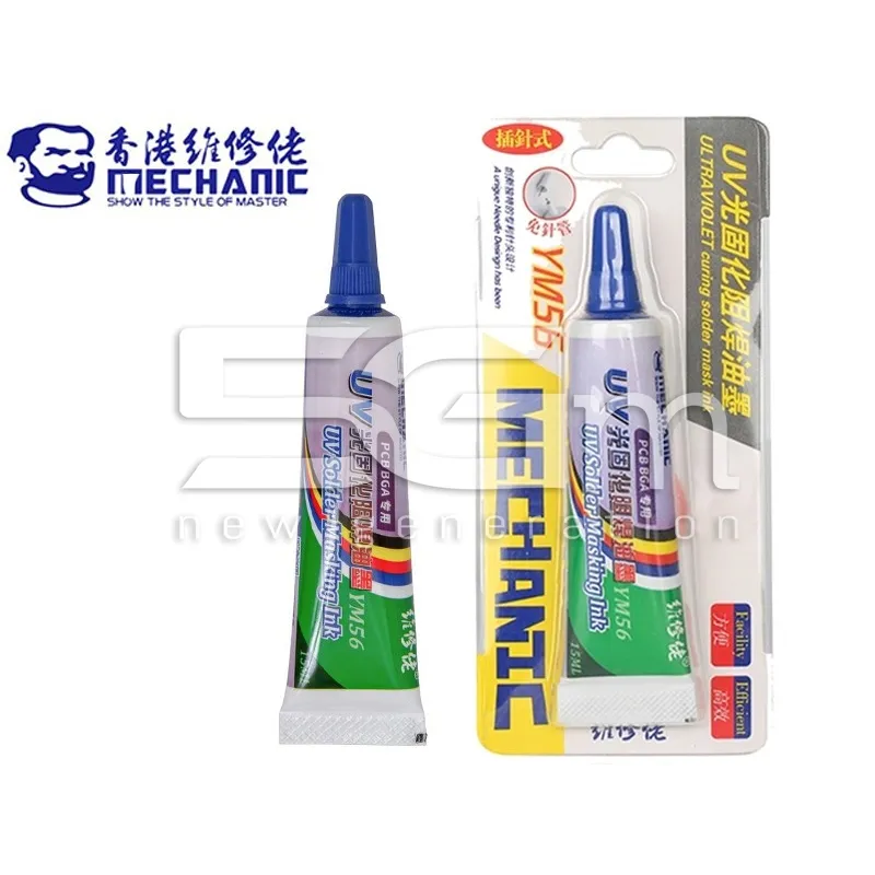 Mechanic YM56 Solder Mask UV Verde | Isolante PCB | 5G-M