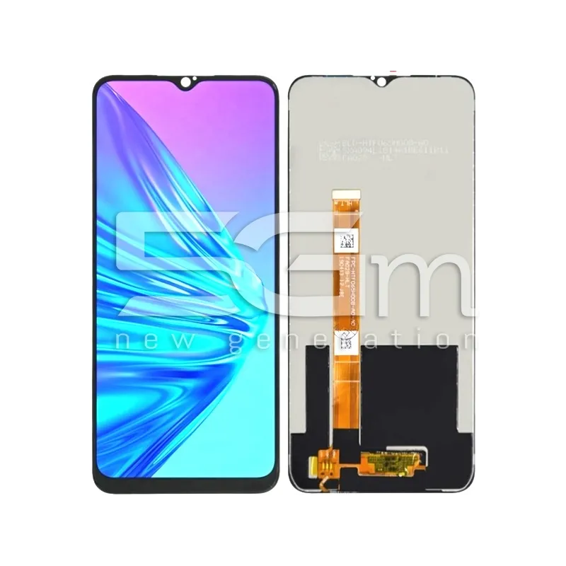 Ecrã Táctil Negru Realme C3 (RMX2020) / 6i (RMX2040) IPS | 5G-M
