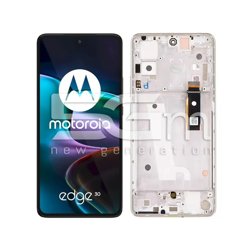 Écran Tactile + Châssis Argent Moto Edge 30 Ori | 5G-M