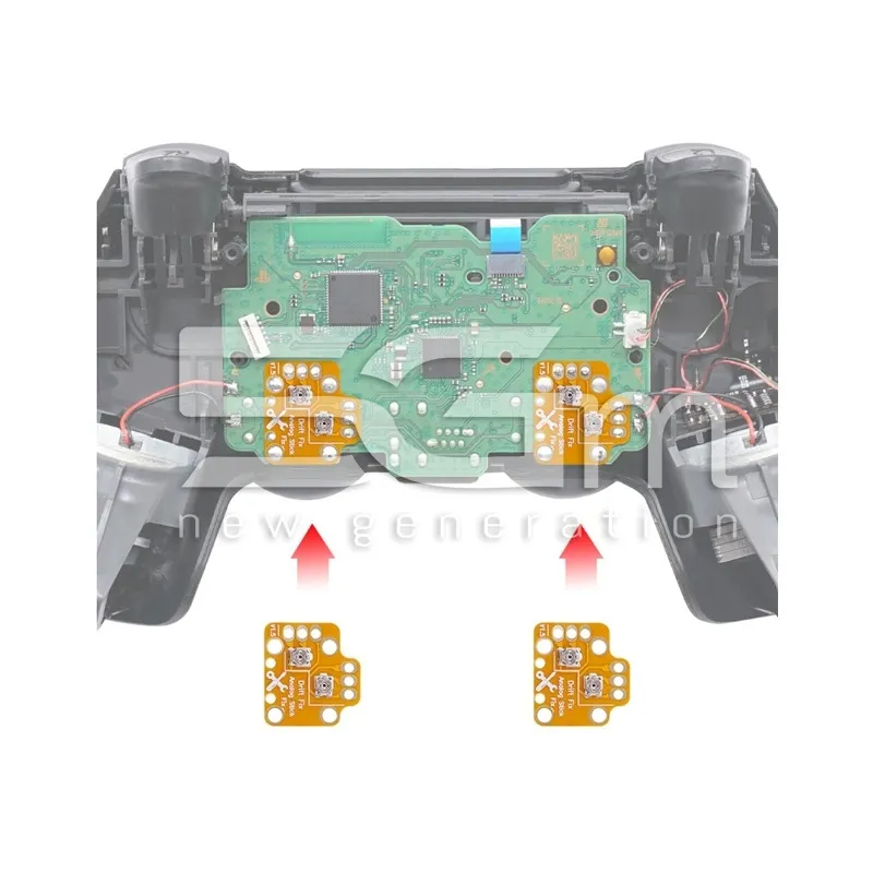 2 PCS Correzione Tasto Analogico Controller PS4 - PS5 (ORANGE) | Store Online 5G-M