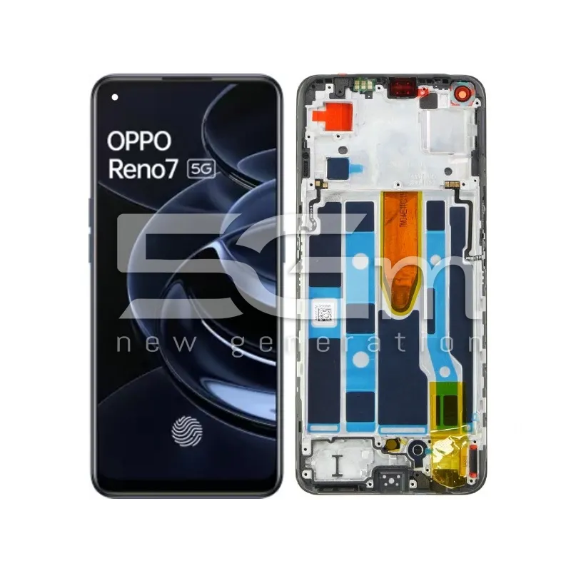 Display Touch + Frame Nero OPPO Find X5 Lite - Reno7 5G (OLED) | Store Online 5G-M