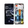 OPPO Find X5 Lite - Reno7 5G Kijelző Érintőképernyő + Keret Fekete (OLED) | 5G-M