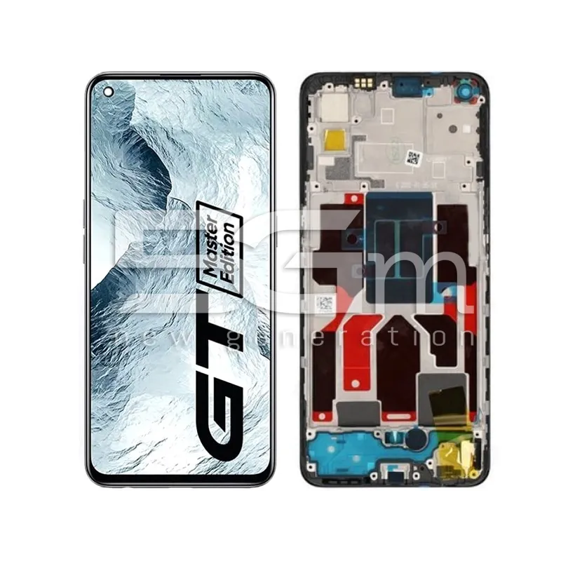 Kijelző Érintő + Keret Fekete Realme GT Master Edition (OLED) | 5G-M Webáruház