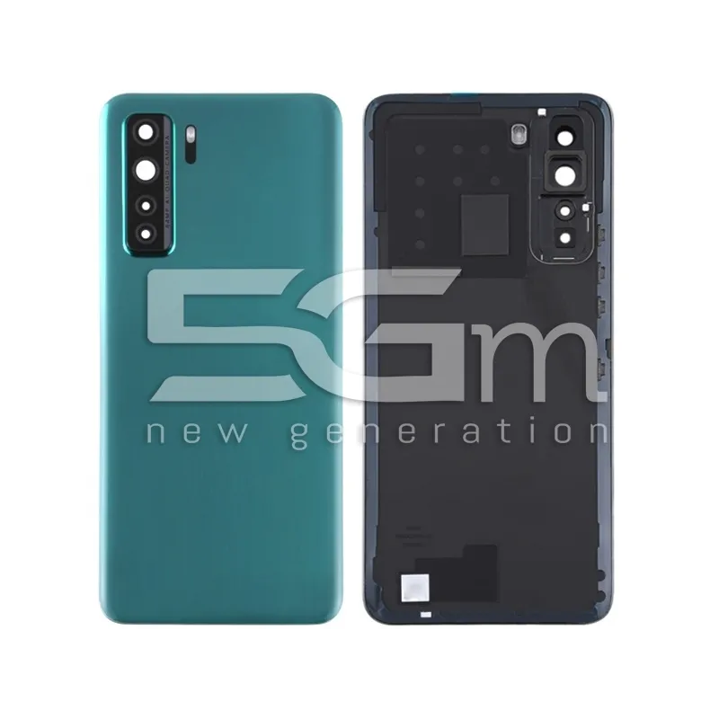 Retro Cover Crush Green + Vetrino Camera Huawei P40 Lite 5G No Logo | Store Online 5G-M