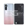 Retro Cover Space Silver + Vetrino Camera Huawei P40 Lite 5G No Logo | Store Online 5G-M