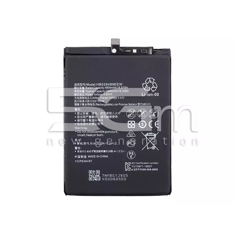 Battery HB526489EEW 5000mAh Huawei Y6p - Honor 9A