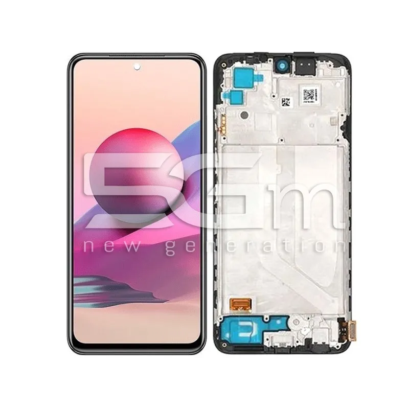 Display Touchscreen + Rahmen Schwarz Xiaomi Redmi Note 10S Ori | Online Shop 5G-M