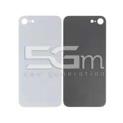 Retro Cover Bianco iPhone SE 2020 - SE 2022 Small Hole No Logo