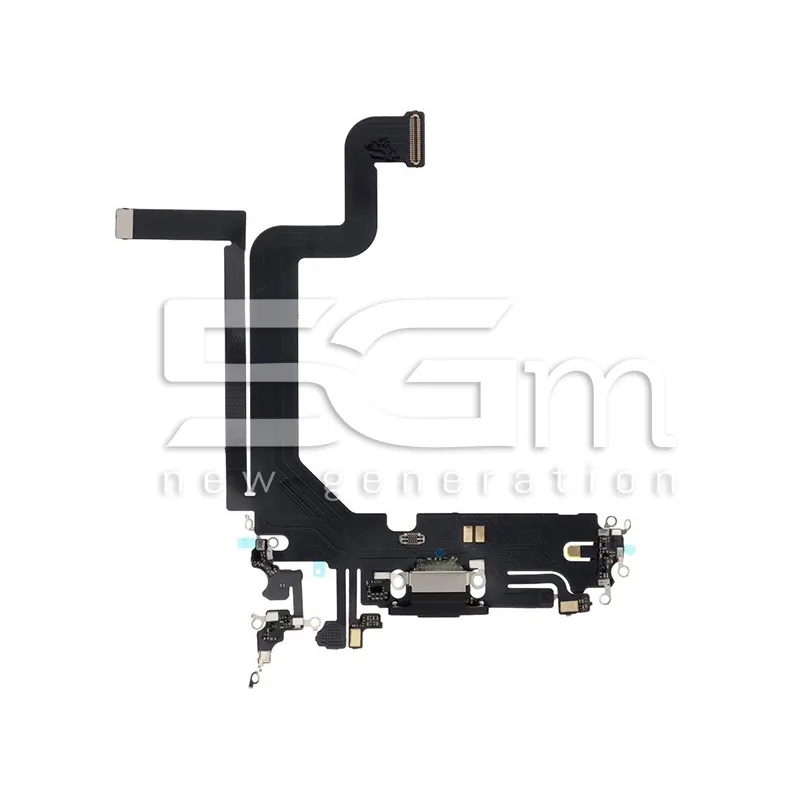 Conector Încărcare Cablu Flex Negru iPhone 14 Pro Max (A) | 5G-M
