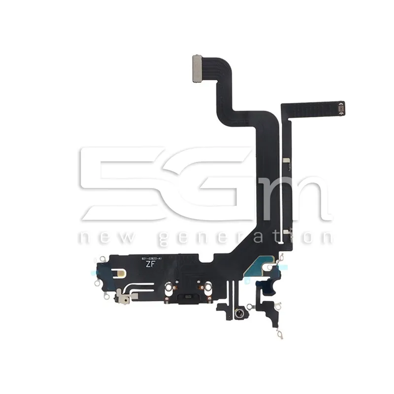 Charging Connector Black Flex Cable iPhone 14 Pro Max (A)
