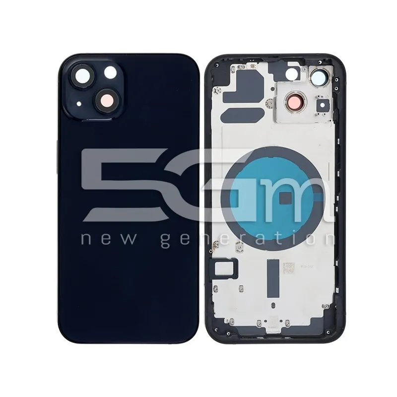 Retro Cover Nero + Frame + Tasti Laterali iPhone 13 No Logo | Store Online 5G-M
