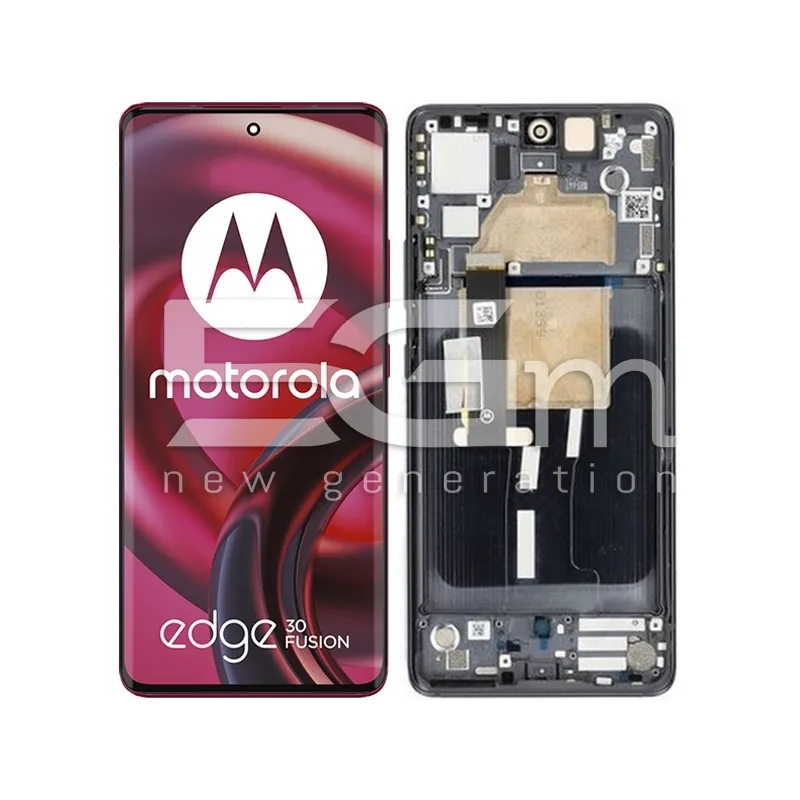 Écran Tactile + Châssis Noir Moto Edge 30 Fusion Ori | 5G-M.com