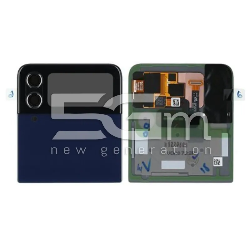 Cover TOP + LCD SUB Bespoke Navy Samsung SM-F721 Flip4 Ori | Store Online 5G-M