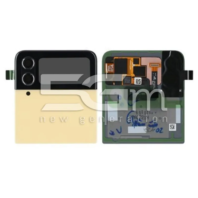 Cover TOP + LCD SUB Bespoke Yellow Samsung SM-F721 Flip4 Ori | Store Online 5G-M
