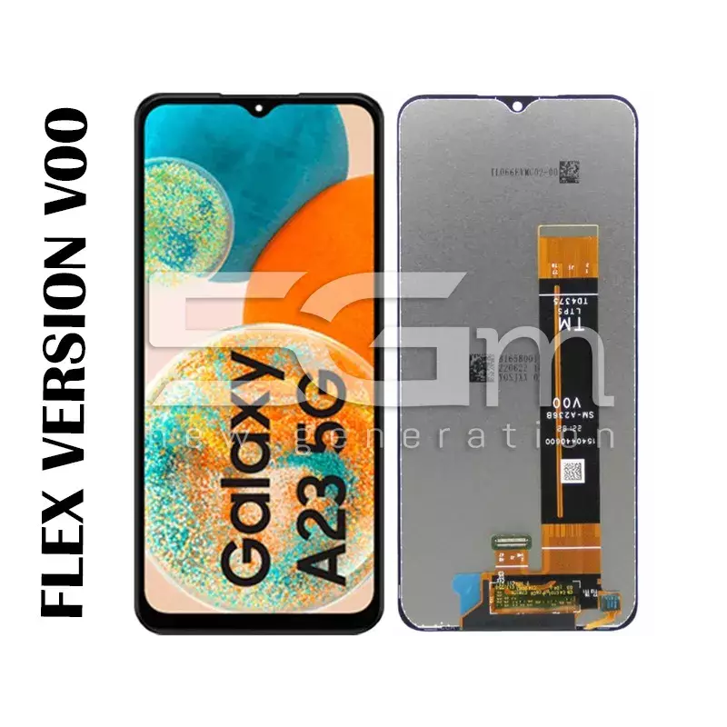 Ecrà Tàctil Preto Samsung SM-A236 A23 5G (IPS) V00