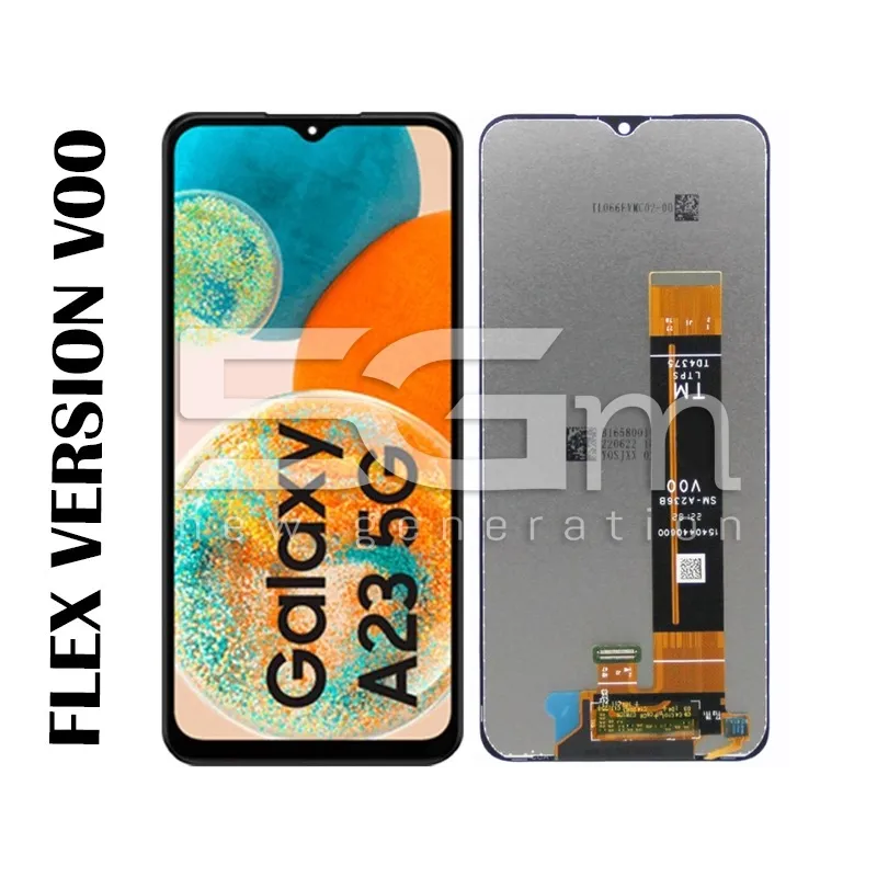 Display Touch Nero Samsung SM-A236 A23 5G (IPS) V00 | Store Online 5G-M